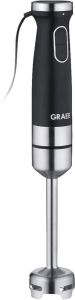 Graef HB602EU Stabmixer mit Pürierstab (Schwarz, 1200 Watt)  