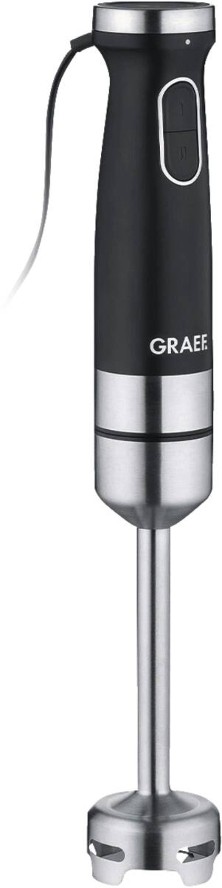 Graef HB602EU Stabmixer mit Pürierstab (Schwarz, 1200 Watt)  