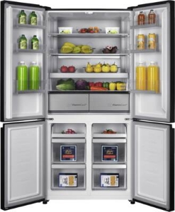 Elektrabregenz SBSQ 4600 DX Side by Side 4- Türiger Kühlschrank NoFrost 