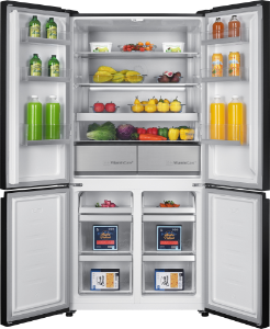 Elektrabregenz SBSQ 4600 DX Side by Side 4- Türiger Kühlschrank NoFrost 