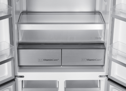 Elektrabregenz SBSQ 4600 DX Side by Side 4- Türiger Kühlschrank NoFrost 