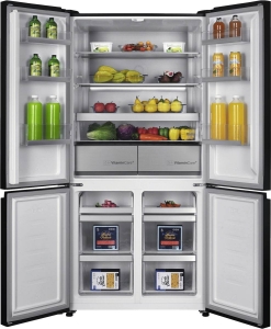Elektrabregenz SBSQ 4600 DX Side by Side 4- Türiger Kühlschrank NoFrost 