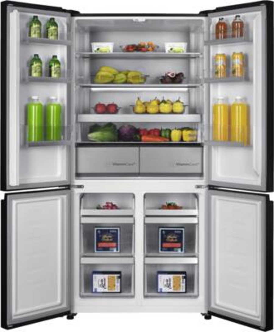Elektrabregenz SBSQ 4600 DX Side by Side 4- Türiger Kühlschrank NoFrost 