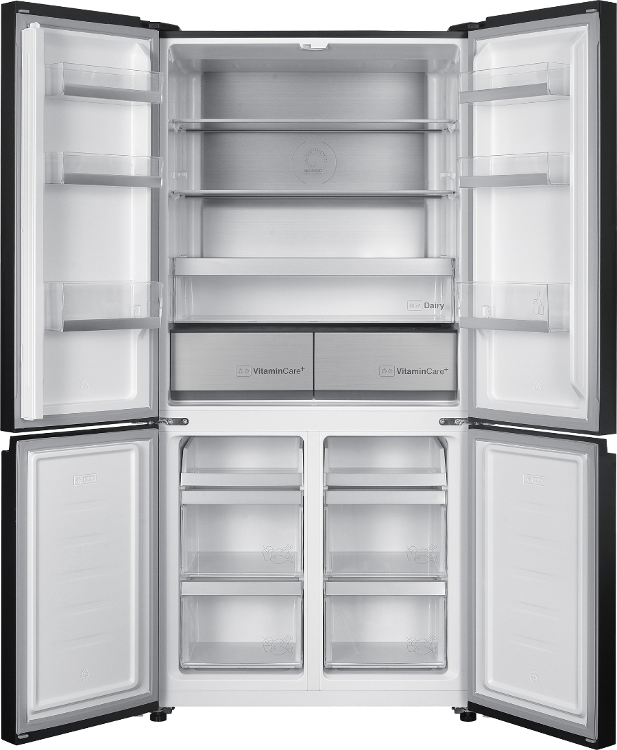 Elektrabregenz SBSQ 4600 DX Side by Side 4- Türiger Kühlschrank NoFrost 