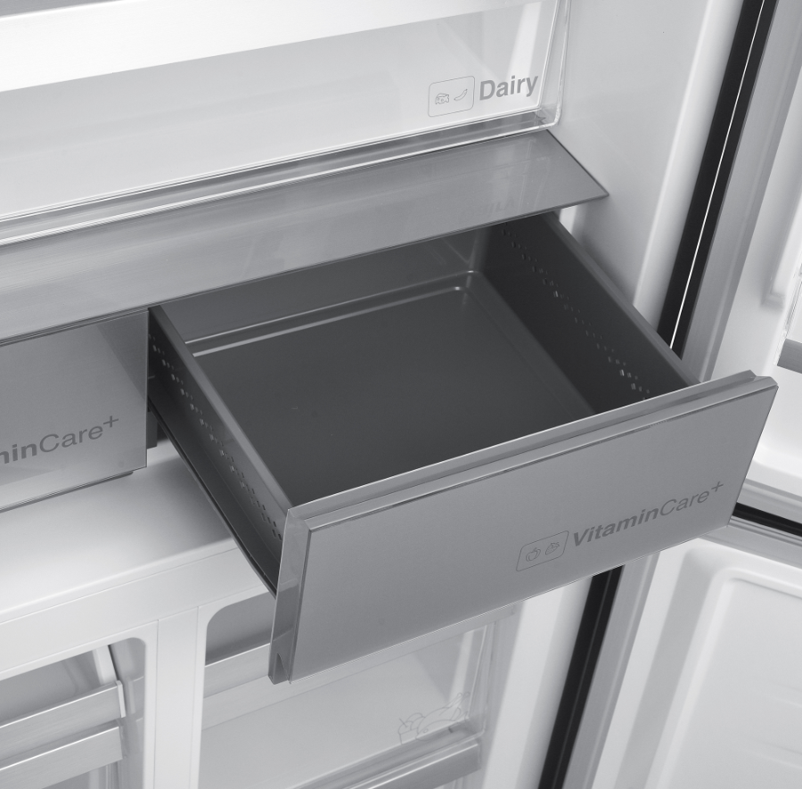 Elektrabregenz SBSQ 4600 DX Side by Side 4- Türiger Kühlschrank NoFrost 