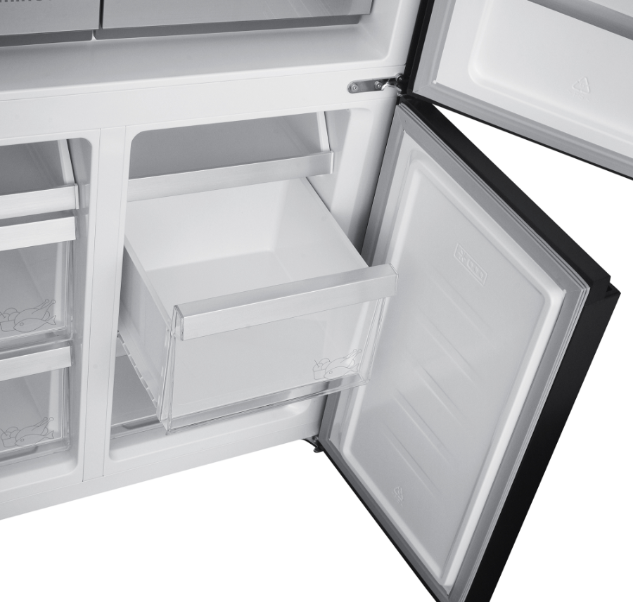 Elektrabregenz SBSQ 4600 DX Side by Side 4- Türiger Kühlschrank NoFrost 