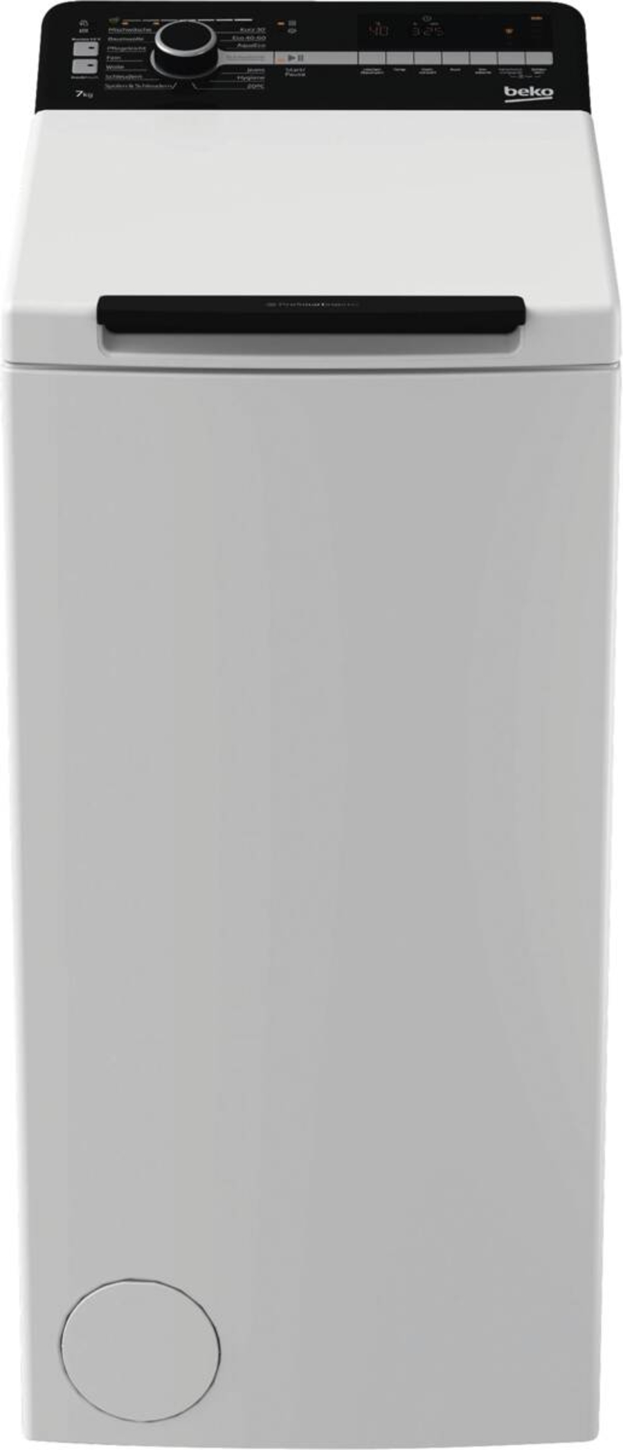 Beko BTL1WFP10724AT  Waschmaschine, Toplader, 1-7 kg, 1200 U/min Digital Display