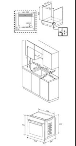 Beko BBSM12300XD Backofen Einbau Edelstahl mit Elektrokochfeld