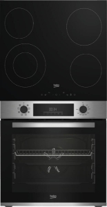 Beko BBSM12300XD Backofen Einbau Edelstahl mit Elektrokochfeld