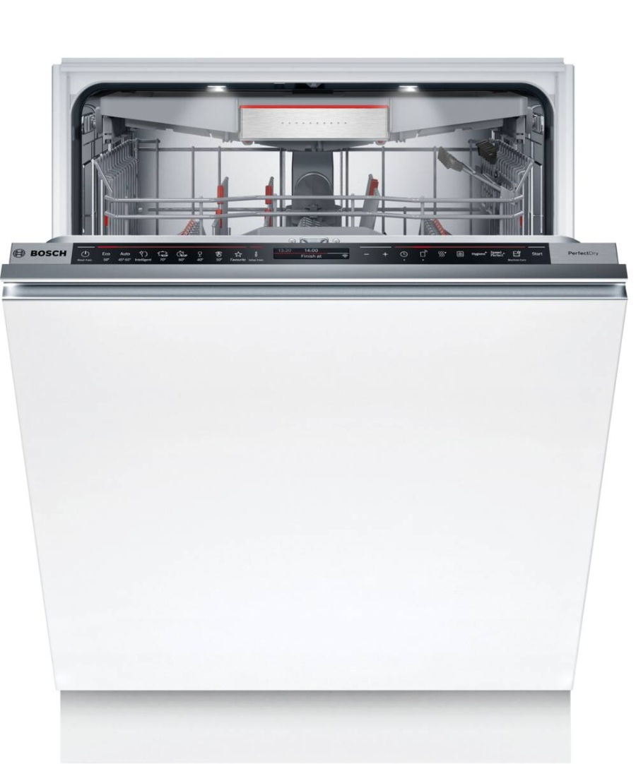 Bosch SBD8TCX04E Geschirrspüler Einbau XXL 60cm 86,5 cm Nische Restzeitprojektion (TimeLight),Home Connect
