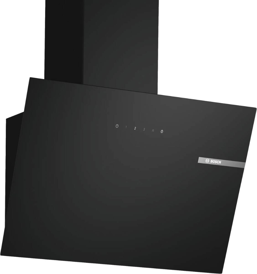 Bosch DWK65DK6K Dunstabzughaube Kamin schräg Schwarz 60 cm 