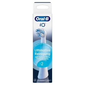 Oral-B Aufsteckbürsten iO Ultimative Reinigung 2er für elektrische Oral-B iO Zahnbürsten,