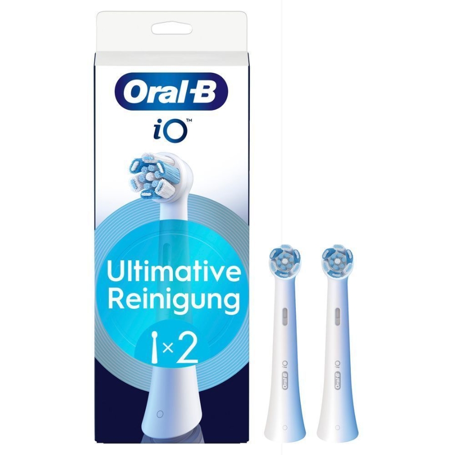 Oral-B Aufsteckbürsten iO Ultimative Reinigung 2er für elektrische Oral-B iO Zahnbürsten,