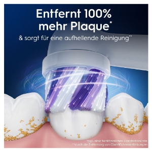 Oral-B iO Aufsteckbürsten Strahlendes Weiss 2er, für elektrische Oral-B iO Zahnbürsten, Zahnaufhellung, Weiß