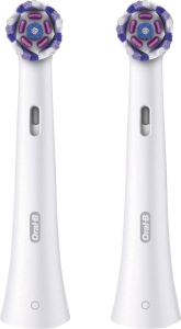 Oral-B iO Aufsteckbürsten Strahlendes Weiss 2er, für elektrische Oral-B iO Zahnbürsten, Zahnaufhellung, Weiß