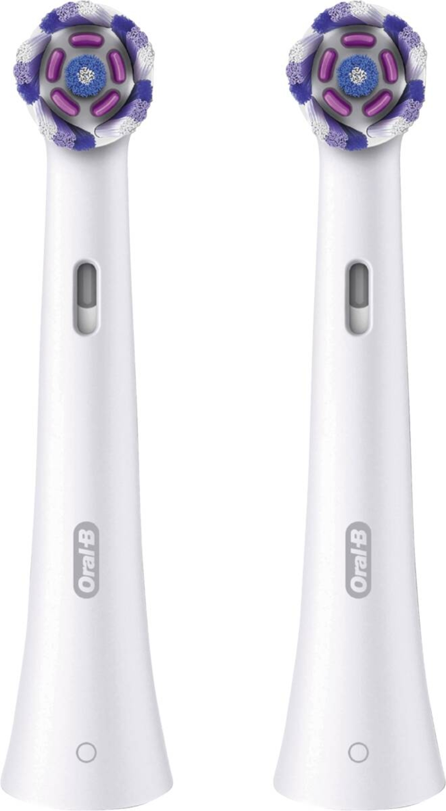 Oral-B iO Aufsteckbürsten Strahlendes Weiss 2er, für elektrische Oral-B iO Zahnbürsten, Zahnaufhellung, Weiß