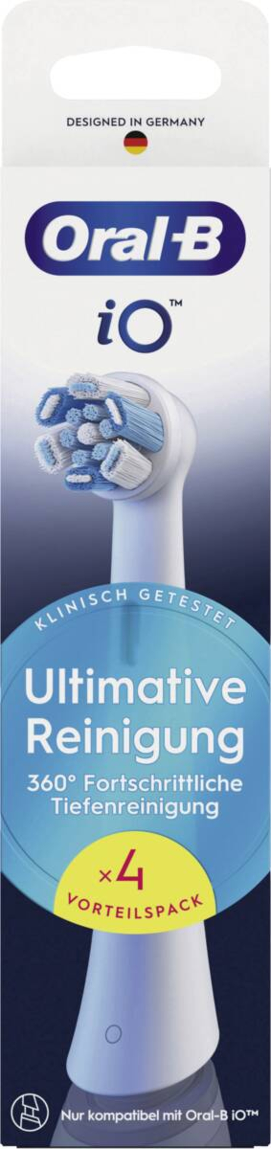 Oral-B Aufsteckbürsten iO Ultimative Reinigung 4er weiss 8700216195027