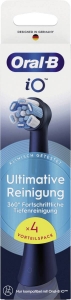 Oral-B Aufsteckbürsten iO Ultimative Reinigung Schwarz 4er für elektrische Oral-B iO Zahnbürsten, 