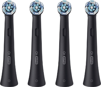 Oral-B Aufsteckbürsten iO Ultimative Reinigung Schwarz 4er für elektrische Oral-B iO Zahnbürsten, 