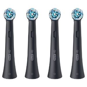 Oral-B Aufsteckbürsten iO Ultimative Reinigung Schwarz 4er für elektrische Oral-B iO Zahnbürsten, 