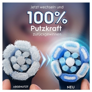 Oral-B Aufsteckbürsten iO Ultimative Reinigung Schwarz 4er für elektrische Oral-B iO Zahnbürsten, 
