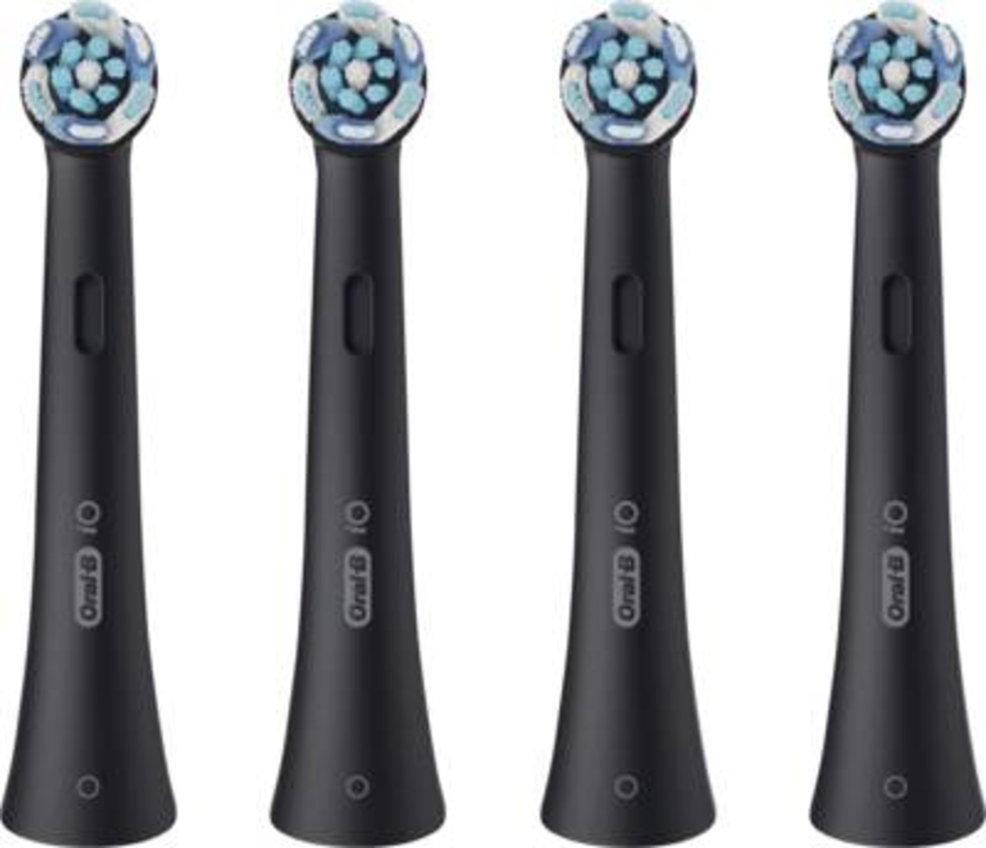 Oral-B Aufsteckbürsten iO Ultimative Reinigung Schwarz 4er für elektrische Oral-B iO Zahnbürsten, 