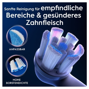 Oral-B Aufsteckbürsten iO Sanfte Reinigung 4er geeignet für empfindliches Zahnfleisch