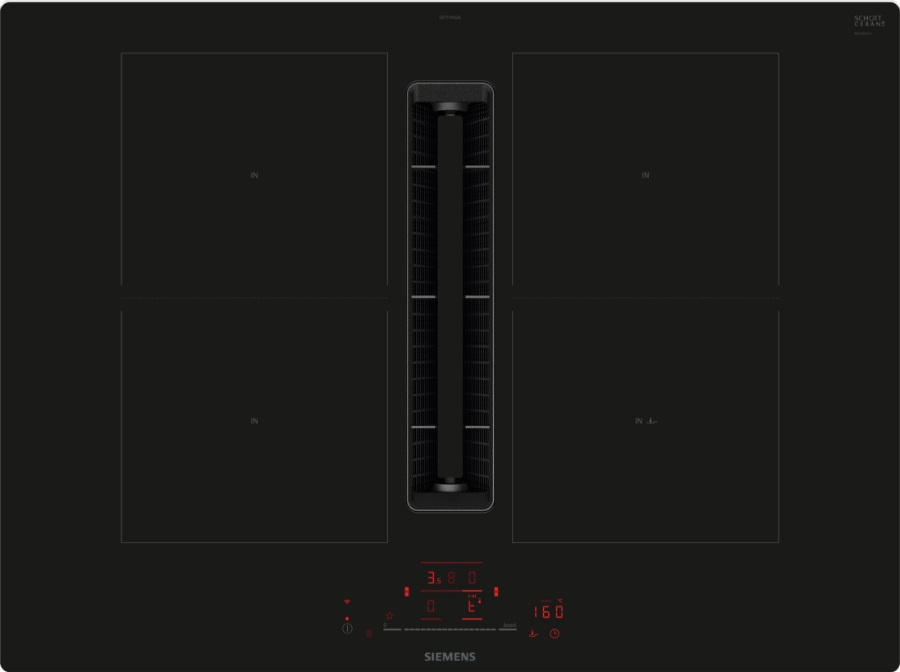 Siemens ED711HQ26E  Induktionskochfeld mit Dunstabzug 70 cm 