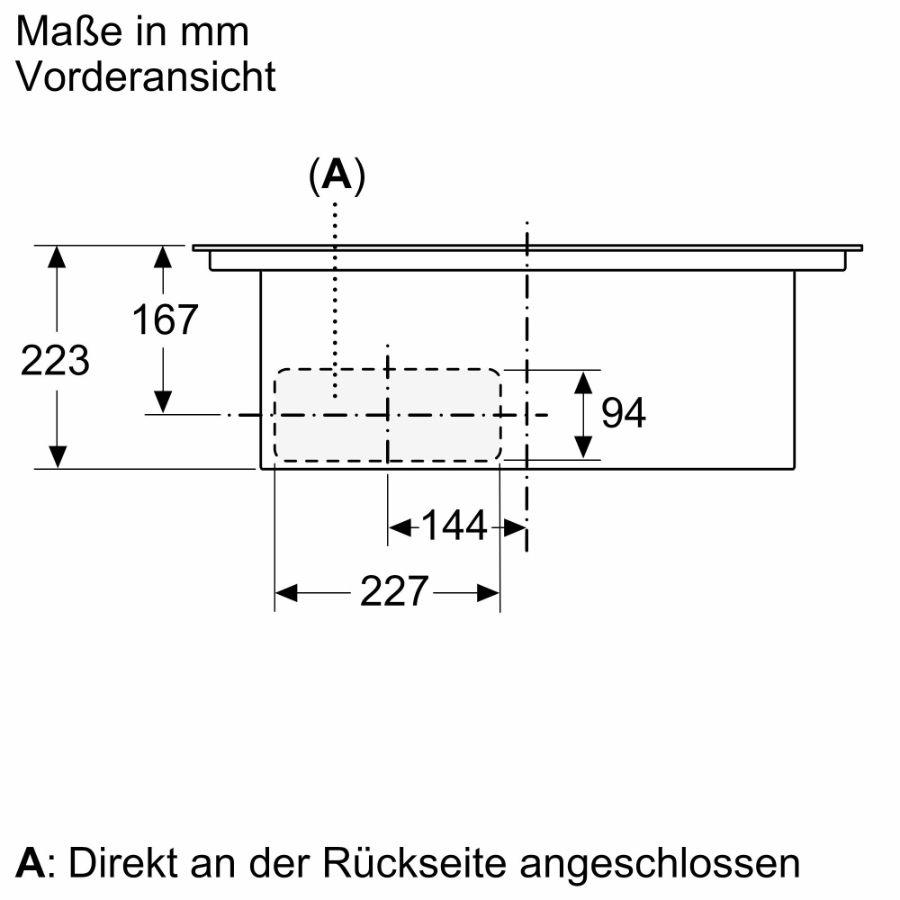 Siemens ED711HQ26E  Induktionskochfeld mit Dunstabzug 70 cm 
