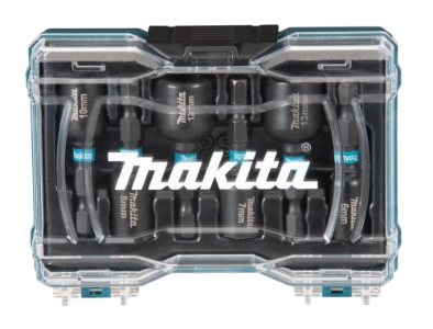 Makita E-15768 Impact Black Stecknuss-Set mit Sechskant-Schaft 6 teilig • Set