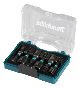 Makita E-15768 Impact Black Stecknuss-Set mit Sechskant-Schaft 6 teilig • Set