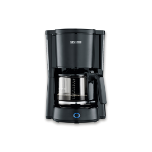 Severin KA9554 Filterkaffeemaschine Glaskanne,  1000 W, 10 Tassen, inox-schwarz-matt