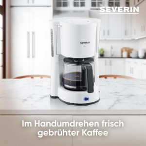 Severin KA4816 Filter-Kaffeemaschine Weiss-Schwarz 