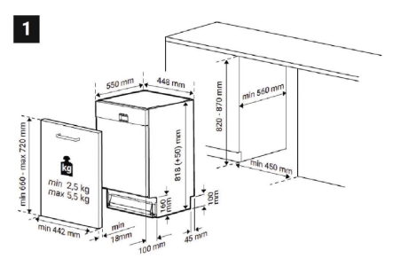 Beko DIS35023E Geschirrspüler Einbau vollintegriert 45 cm  