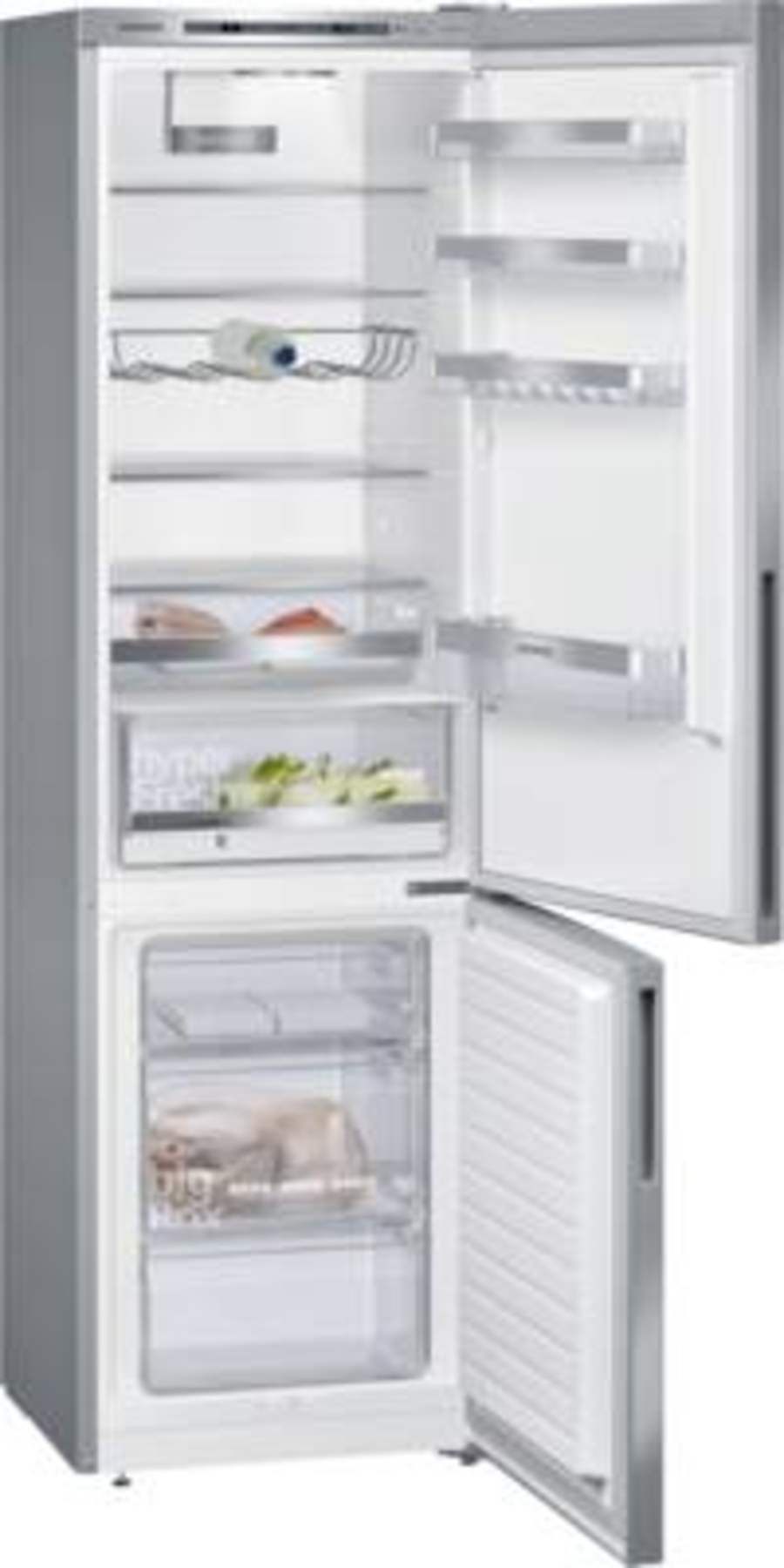 Siemens KG39EALCA Kühl-Gefrier-Kombination 201 x 60 cm, Metall-Optik 