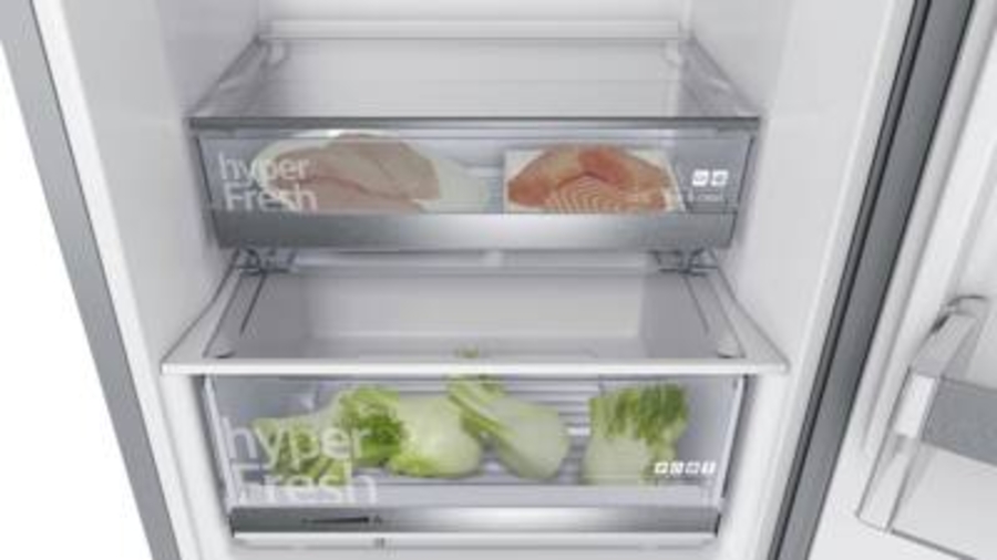 Siemens KG39EALCA Kühl-Gefrier-Kombination 201 x 60 cm, Metall-Optik 