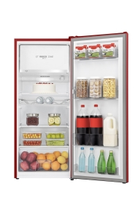 Hisense RR220D4BRE Kühlschrank mit Gefrierfach 165L Rot Gerätemaße (HxBxT):126,50 x51,5 x51,4 cm