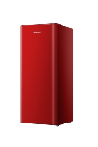 Hisense RR220D4BRE Kühlschrank mit Gefrierfach 165L Rot Gerätemaße (HxBxT):126,50 x51,5 x51,4 cm