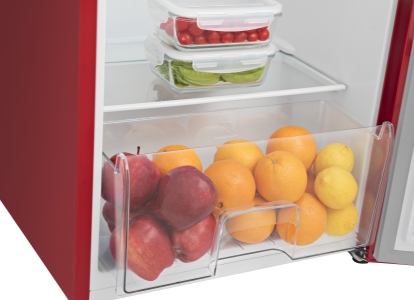 Hisense RR220D4BRE Kühlschrank mit Gefrierfach 165L Rot Gerätemaße (HxBxT):126,50 x51,5 x51,4 cm