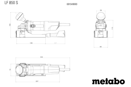 Metabo LF 850 S Lackfräse 601049500
