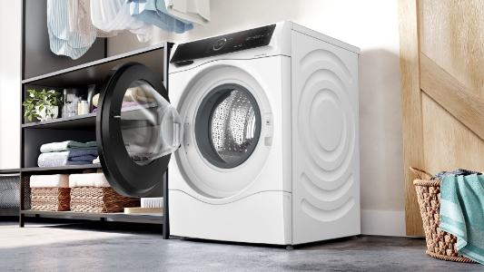 Bosch WNC254A40 Serie 8 Waschtrockner, 10.5/6 kg, 1400 U/min Weiss