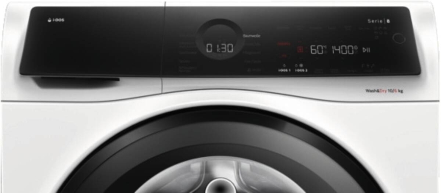 Bosch WNC254A40 Serie 8 Waschtrockner, 10.5/6 kg, 1400 U/min Weiss