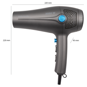 Proficare Profi-Haartrockner PC-HT 3020 anthrazit/blau 2000Watt