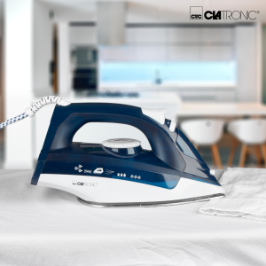 Clatronic DB 3704 Dampfbügeleisen, 2200 W,Edelstahlsohle 