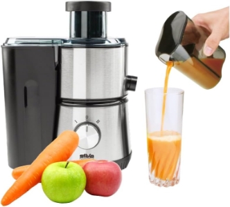 Silva Homeline AE 2340 Entsafter 400 W, schwarz/inox 350 ml Saftbehälter