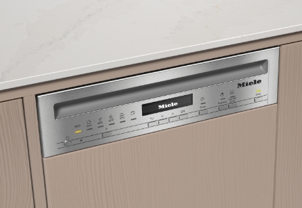 Miele G5940 SCi Einbau-Geschirrspüler teilintegriert/CLST 45cm   edelstahl mit Besteckschublade