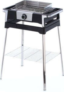 Severin PG 8118 SENOA DigitalBOOST S  Elektrogrill Schwarz-Silber