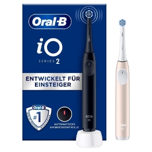 Oral-B iO Series 2 Night Black/Calm Pink mit 2. Handstück 