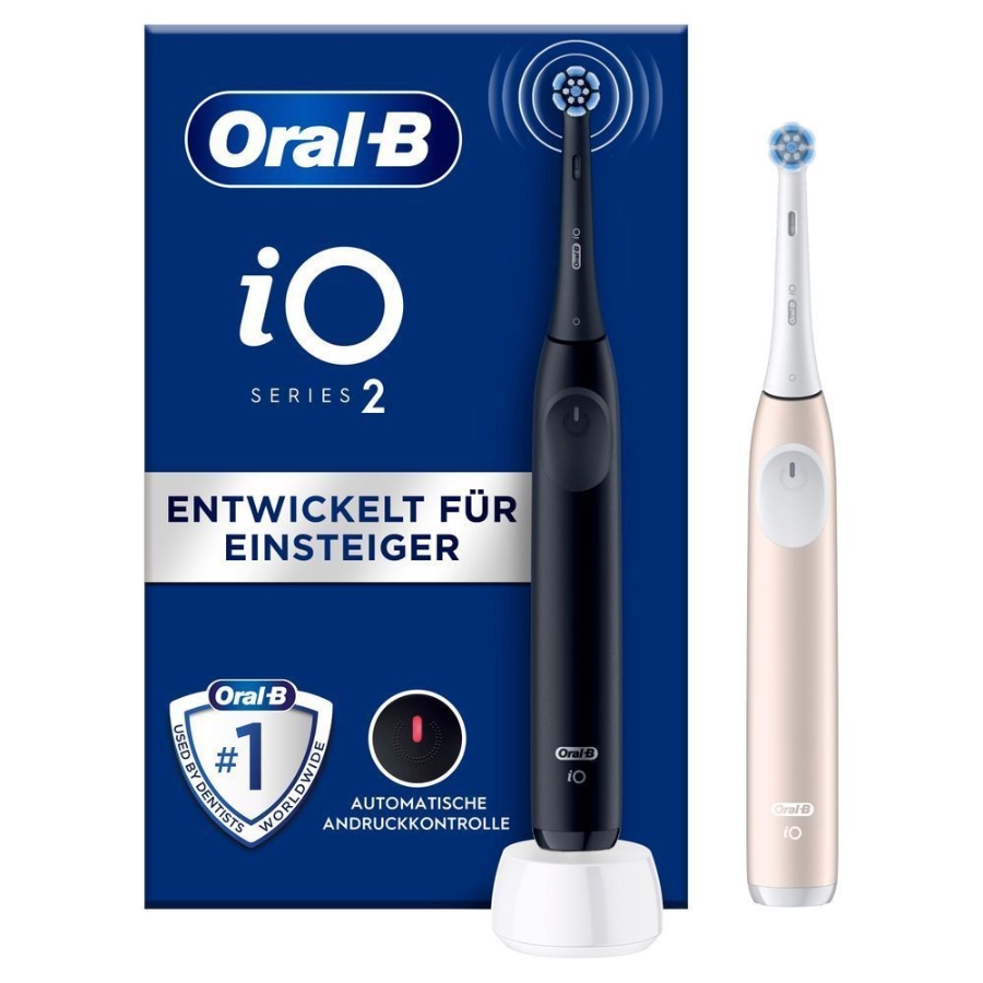 Oral-B iO Series 2 Night Black/Calm Pink mit 2. Handstück 