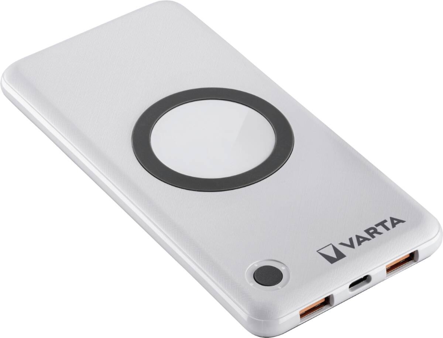 Varta Wireless Power Bank 10000 + Ladekabel, 10000mAh 